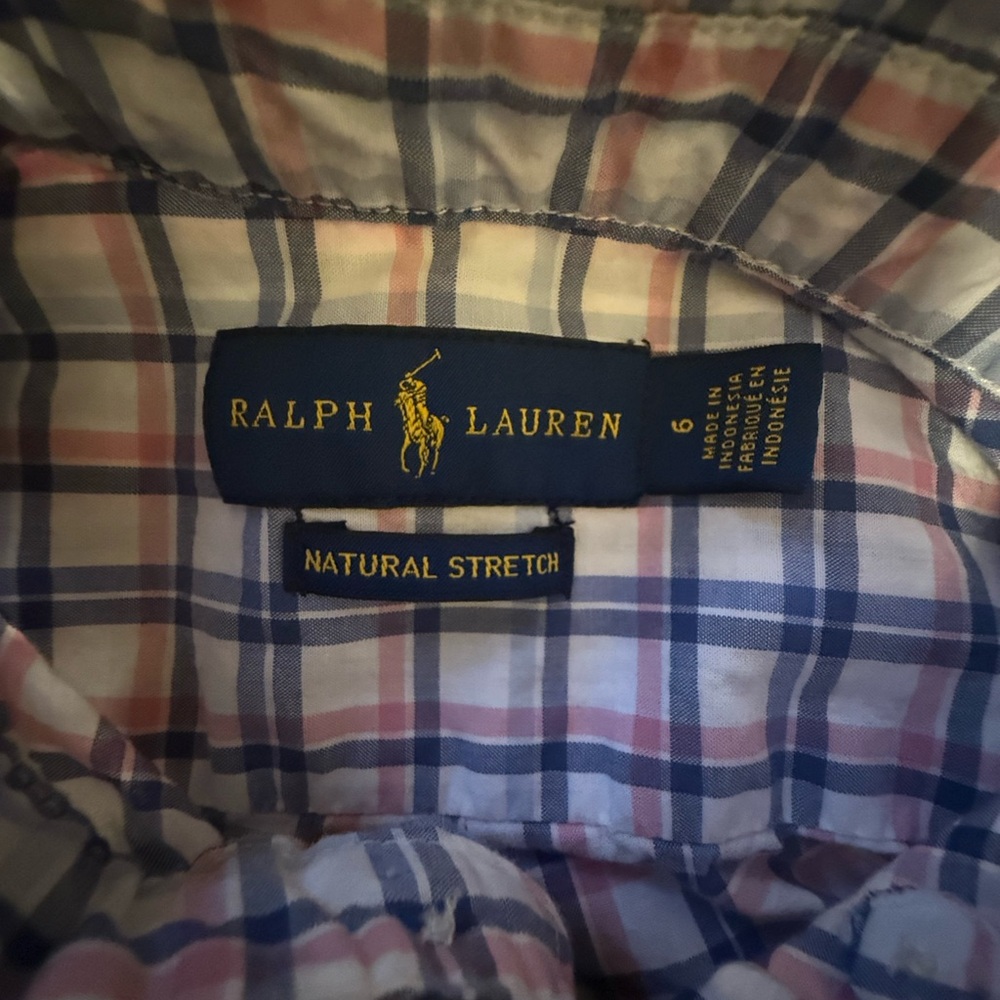 Boys Ralph Lauren Polo dress shirt size 6 EUC - Picture 2 of 6